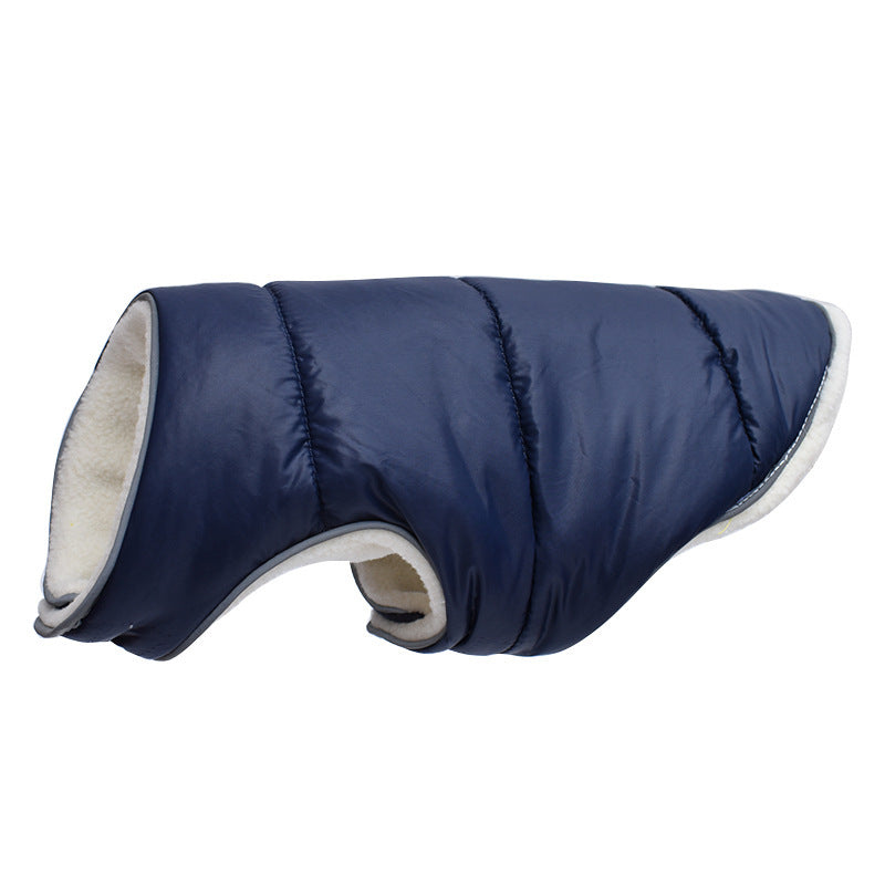 Pet Jacket for Dogs - Warm Winter Fleece Coat with Reflective Details, Full Size Range S-6XL, Comfortable Vest for Small, Medium, and Large Dogs