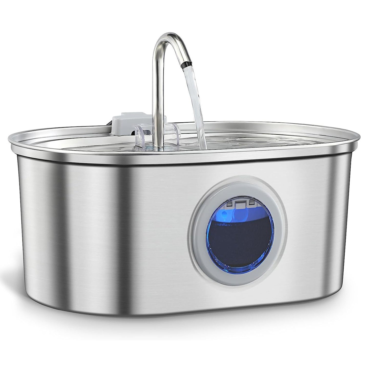 Stainless Steel Pet Water Dispenser – Automatic Non-Spill Drinking Feeder for Dogs & Cats