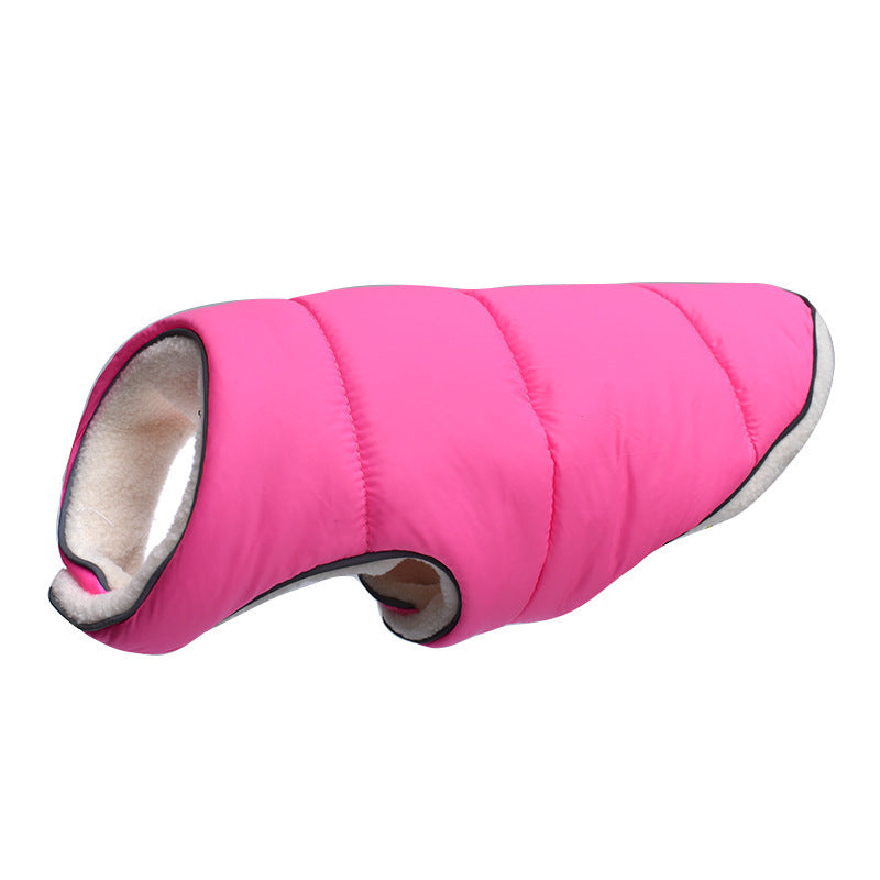 Pet Jacket for Dogs - Warm Winter Fleece Coat with Reflective Details, Full Size Range S-6XL, Comfortable Vest for Small, Medium, and Large Dogs