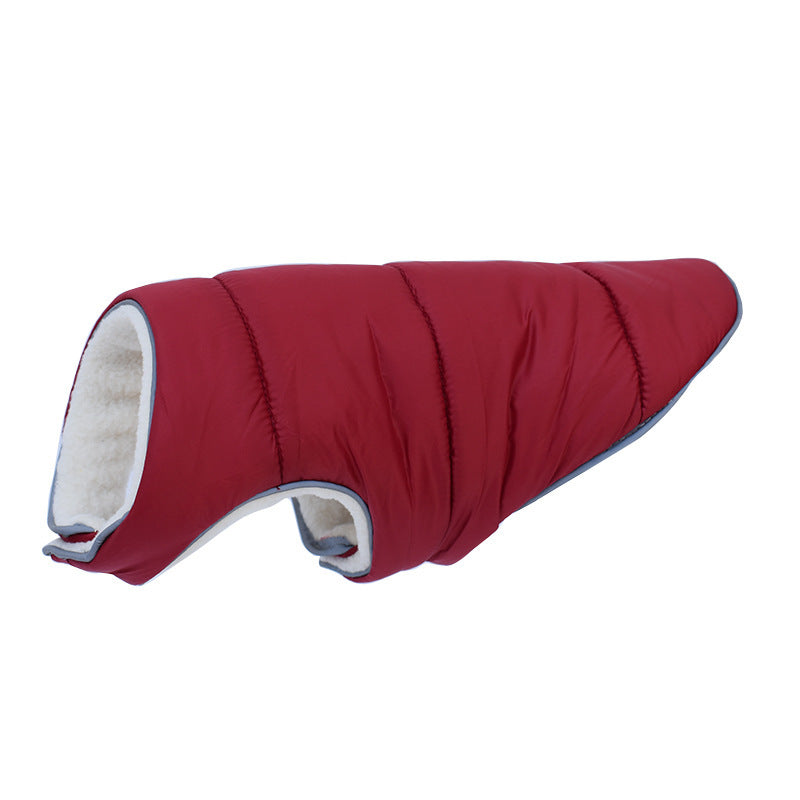 Pet Jacket for Dogs - Warm Winter Fleece Coat with Reflective Details, Full Size Range S-6XL, Comfortable Vest for Small, Medium, and Large Dogs
