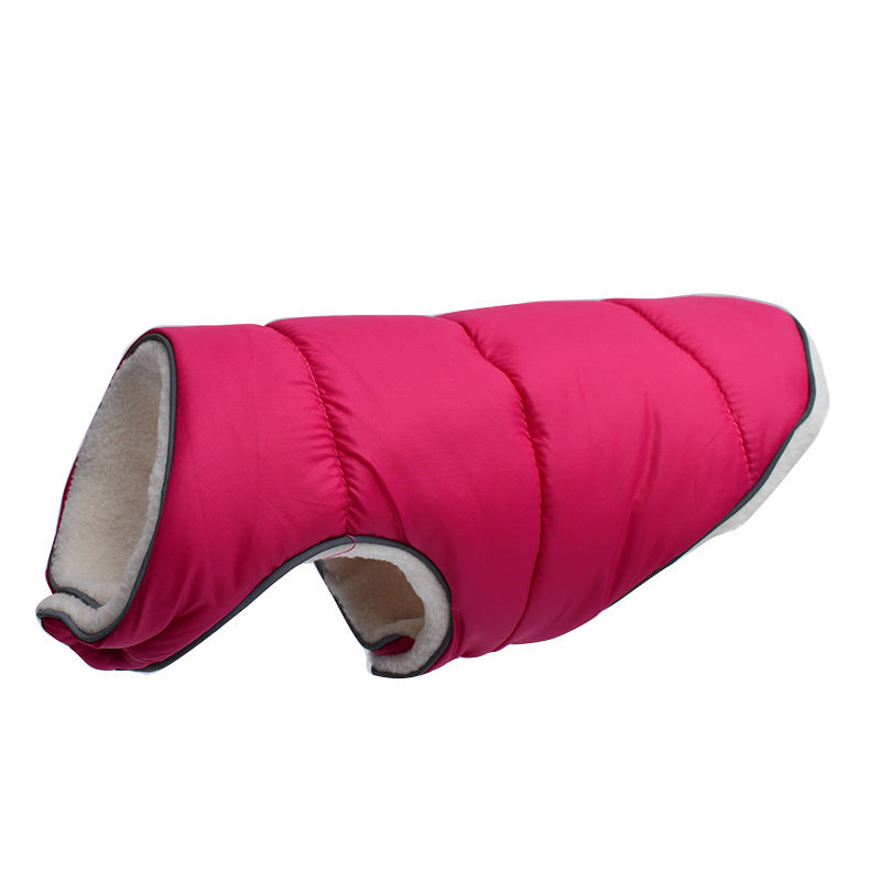 Pet Jacket for Dogs - Warm Winter Fleece Coat with Reflective Details, Full Size Range S-6XL, Comfortable Vest for Small, Medium, and Large Dogs