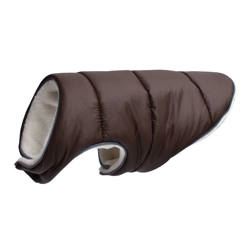 Pet Jacket for Dogs - Warm Winter Fleece Coat with Reflective Details, Full Size Range S-6XL, Comfortable Vest for Small, Medium, and Large Dogs