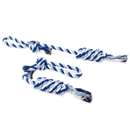 Molar Teeth Cleaning Rope Toy for Dogs - Durable Dental Chew Toy for Plaque & Tartar Removal