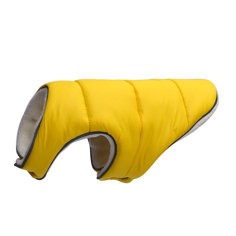 Pet Jacket for Dogs - Warm Winter Fleece Coat with Reflective Details, Full Size Range S-6XL, Comfortable Vest for Small, Medium, and Large Dogs