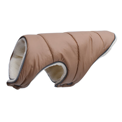 Pet Jacket for Dogs - Warm Winter Fleece Coat with Reflective Details, Full Size Range S-6XL, Comfortable Vest for Small, Medium, and Large Dogs