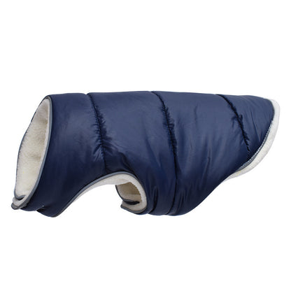 Pet Jacket for Dogs - Warm Winter Fleece Coat with Reflective Details, Full Size Range S-6XL, Comfortable Vest for Small, Medium, and Large Dogs