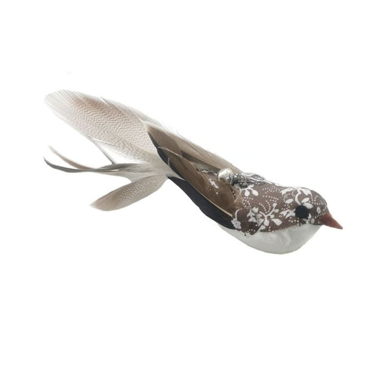 Steel Wire Feather Cat Teaser Toy – Long Rod Interactive Funny Wand for Cats