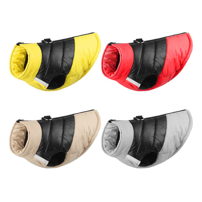 Waterproof Reflective Dog Jacket – Warm Winter Pet Clothing for Small & Large Dogs