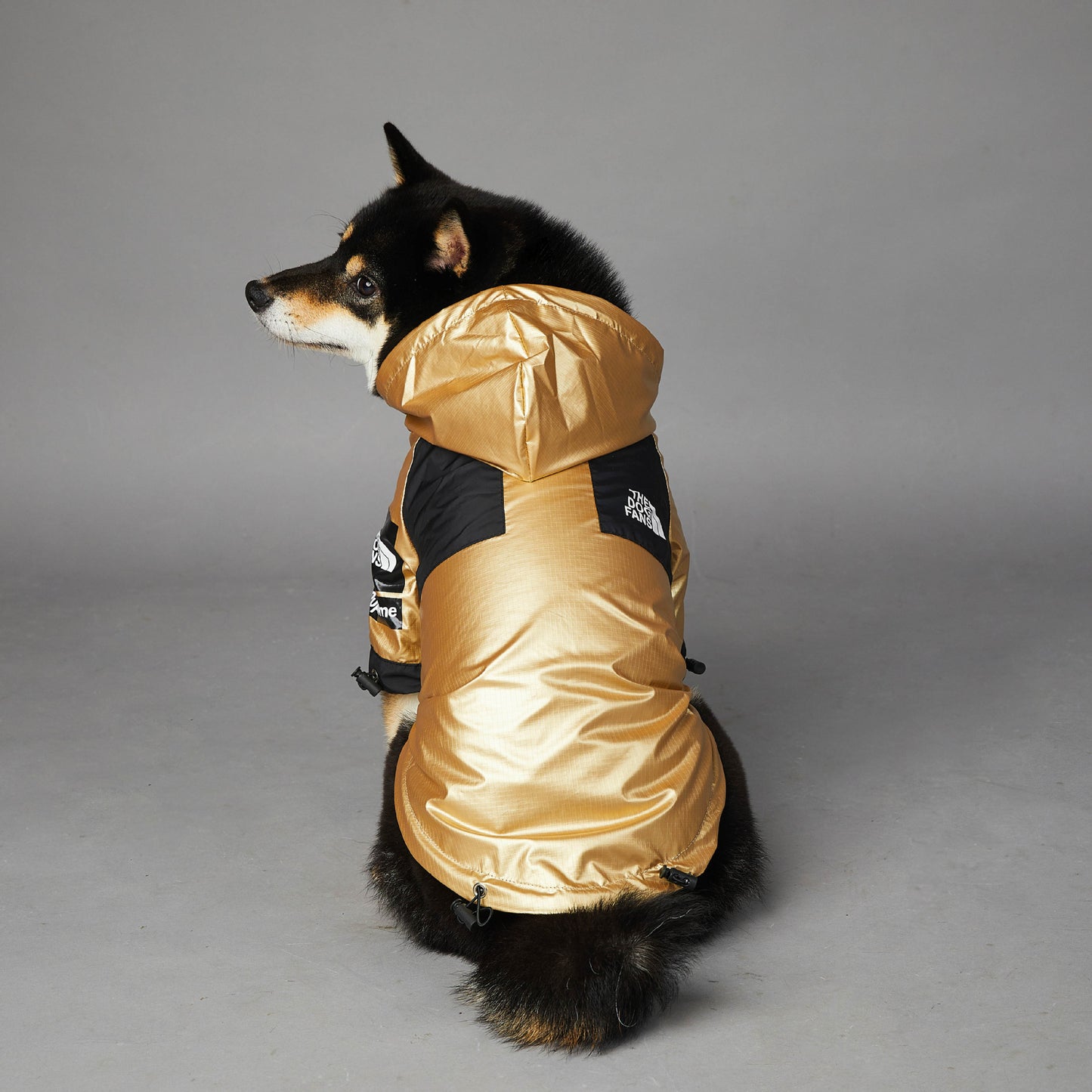 Waterproof Dog Raincoat with Hood – Windproof Winter Pet Jacket for Large Dogs