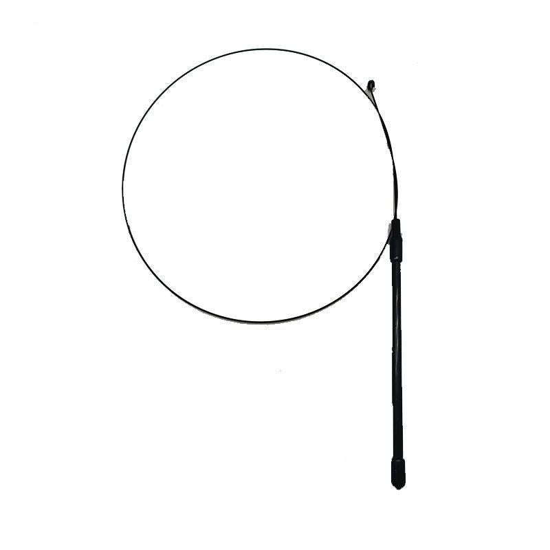 Steel Wire Feather Cat Teaser Toy – Long Rod Interactive Funny Wand for Cats