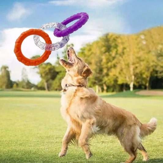 Floating Water Dog Toy – Durable Flying Ring & Training Puller for Small & Medium Dogs
