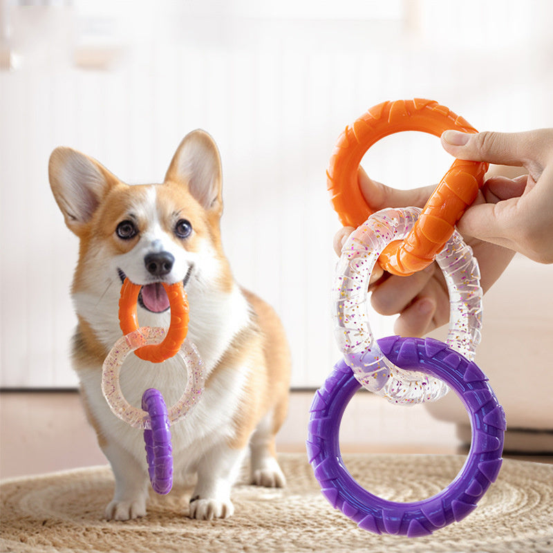 Floating Water Dog Toy – Durable Flying Ring & Training Puller for Small & Medium Dogs