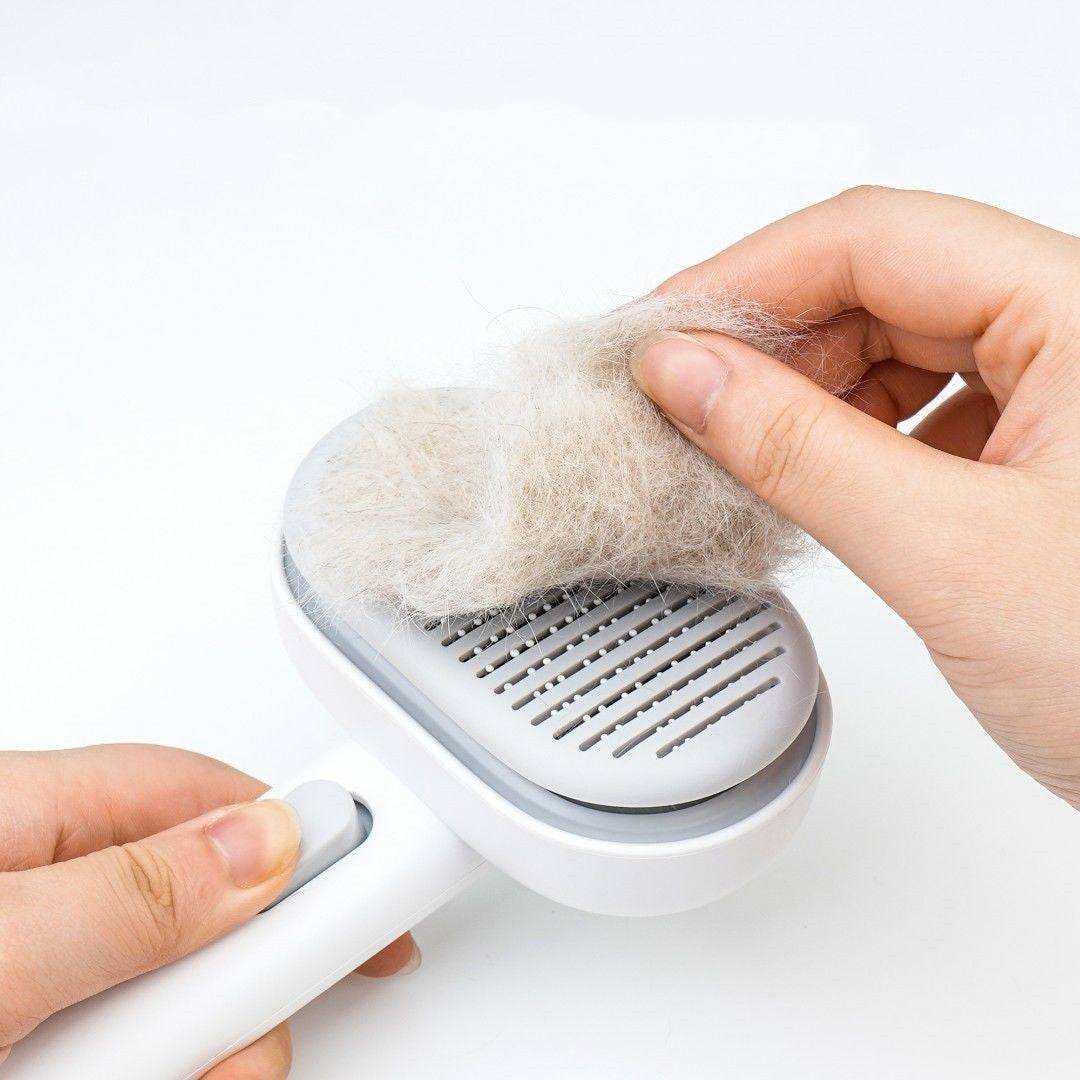 New Style Cat Hair Comb Cleaner - Efficient Grooming Tool for Removing Loose Fur & Mats