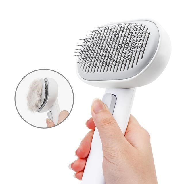 New Style Cat Hair Comb Cleaner - Efficient Grooming Tool for Removing Loose Fur & Mats