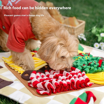 Dog Snuffle Mat Food Dispensing Toy – Interactive Feeding & Smell Training Pad