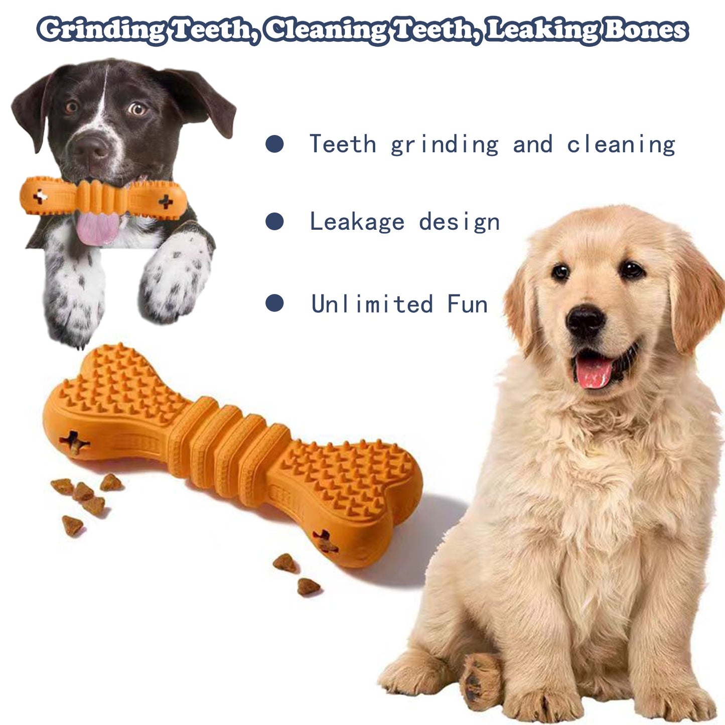 Dog Chew Toys - Toothbrush Care Cleaning Sticks for Dental Health, Safe Chew Bones for Small, Medium, and Large Dogs