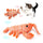 Pet Toys Electric Jumping Shrimp USB Charging Simulation Lobster Funny Cat Plush Pets Toy